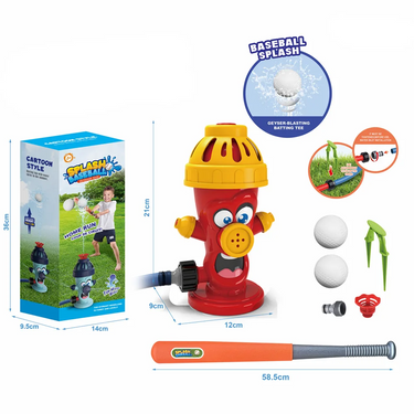 Speelse Tuinfontein voor Kinderen - Cartoon Hydrant met Eenvoudige Installatie en Accessoires voor Verfrissend Plezier in de Tuin 0